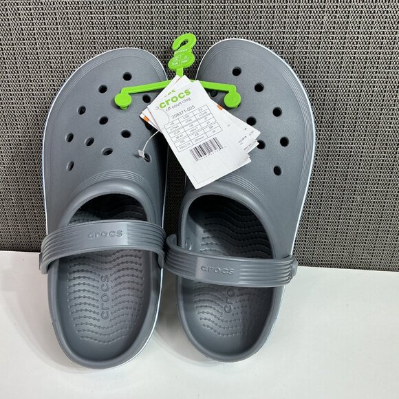 Crocs Unisex Adults Grey Clogs Size M7/W9 With Tags - Picture 4 of 5